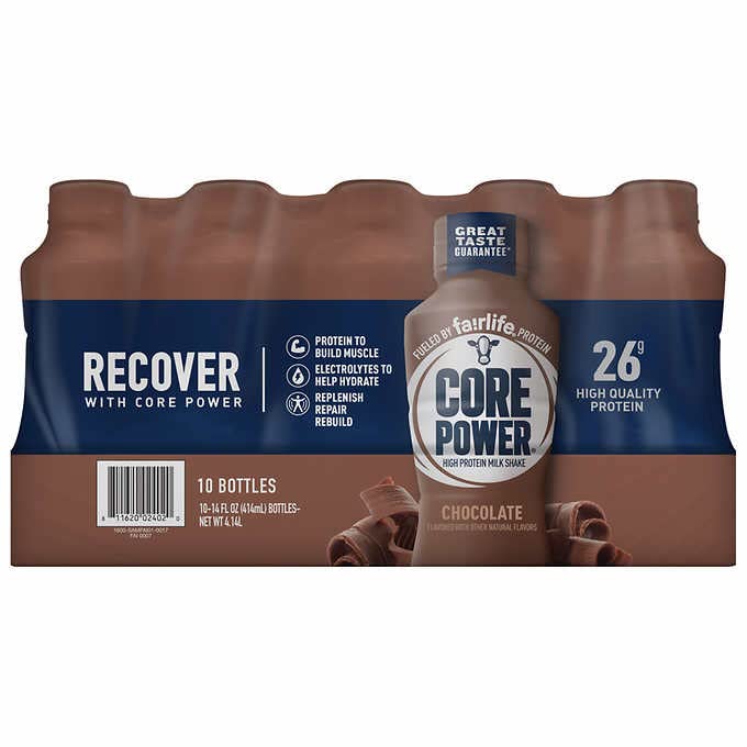 26g High Protein Chocolate Shake, 14 Fl Oz (Pack of 10) L34359