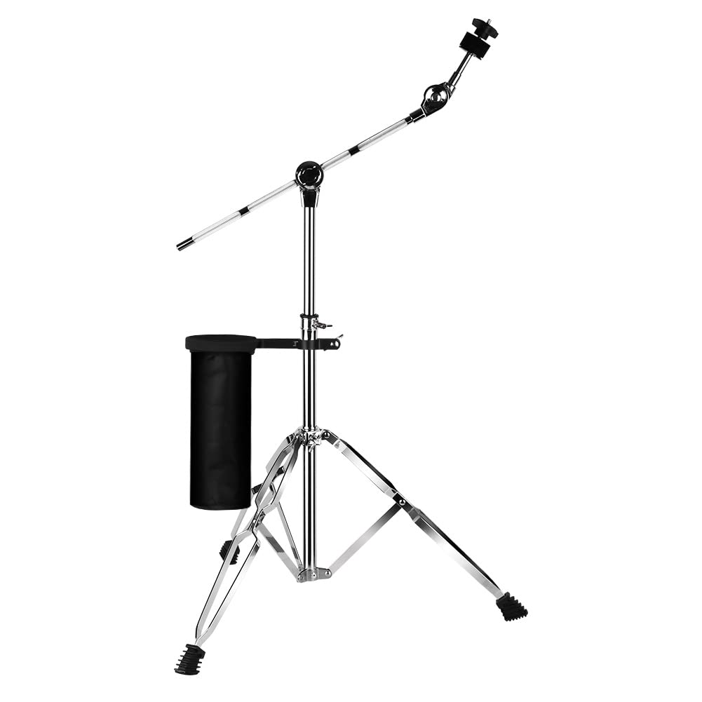 Adjustable Boom and Straight Cymbal Stand with Drum Sticks Holder L9459