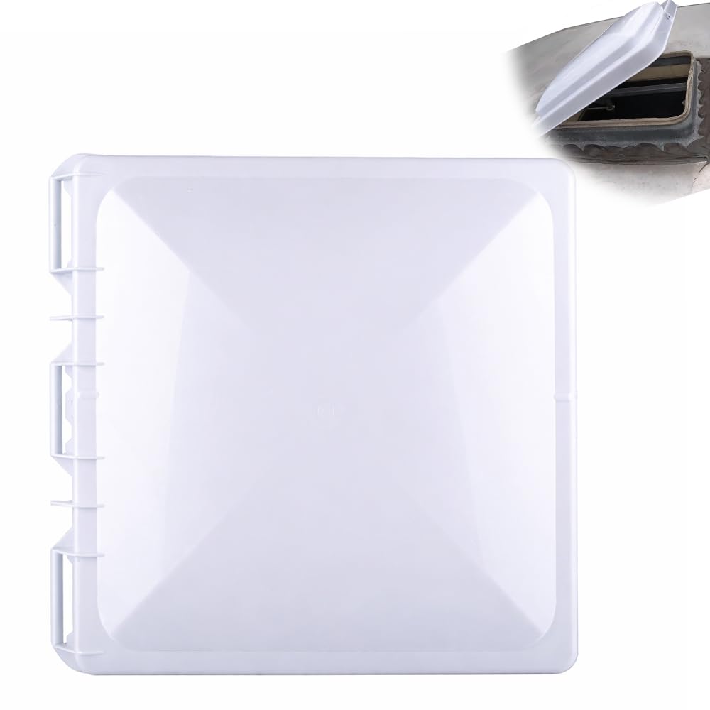 White 13" x 13" RV Roof Vent Cover Replacement V74220