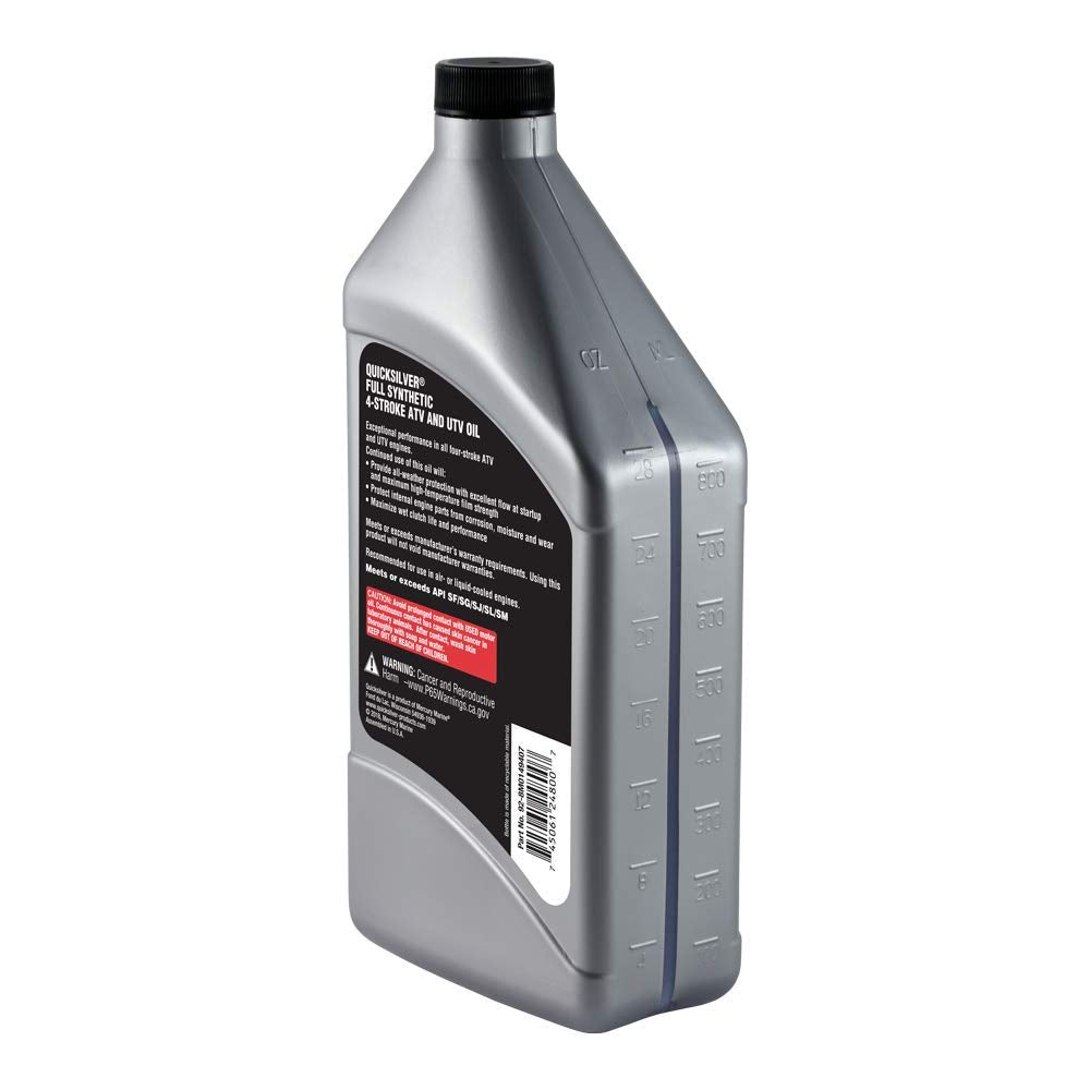 5W-50 Full Synthetic 4-Stroke Engine Oil, 1 Quart Y7939
