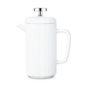 Porcelain French Press 22 fl oz Coffee Tea Maker with Stainless Steel Plunger Ivory I497699