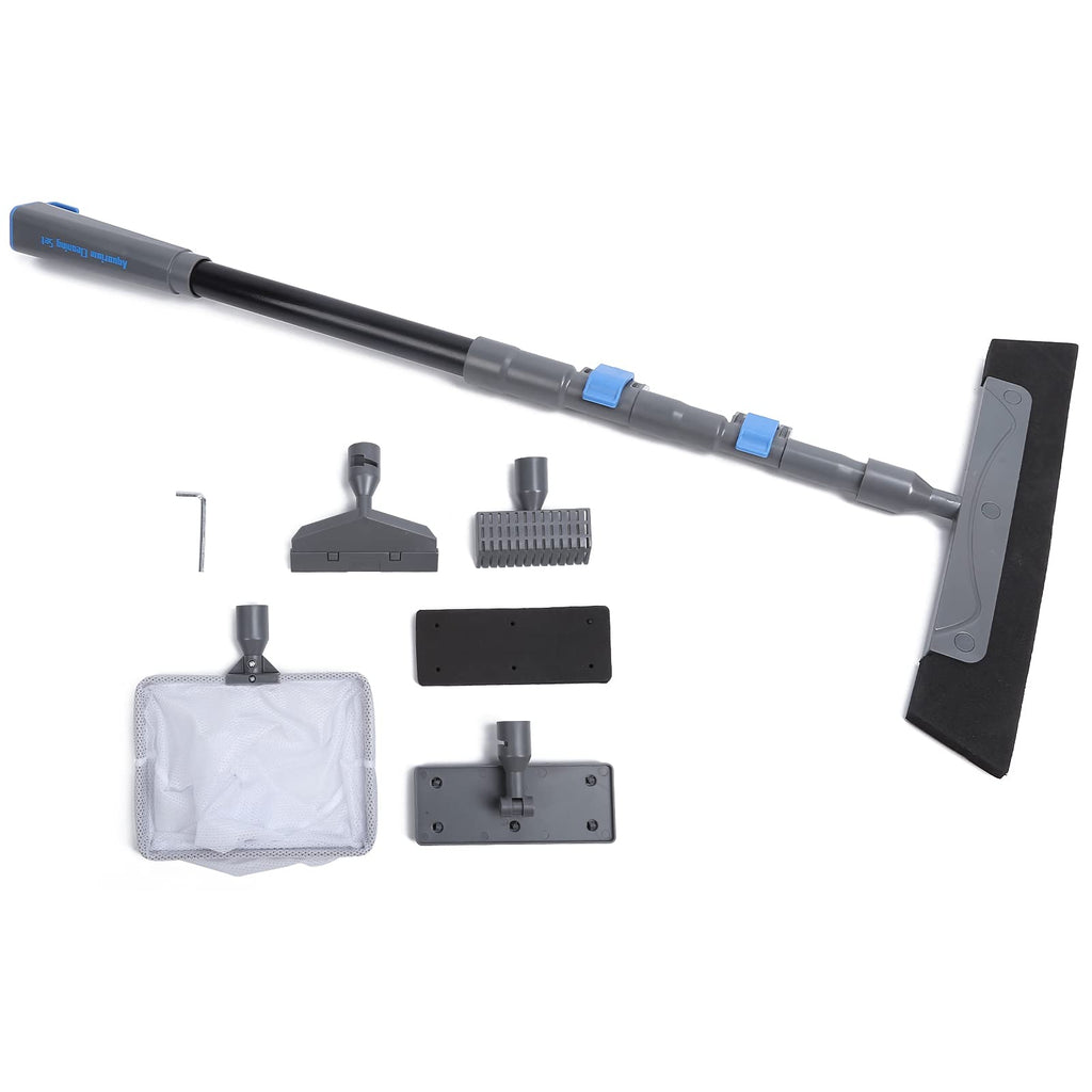 5 in 1 Aquarium Maintenance Kit with Telescopic Brush and Soft Net J54323