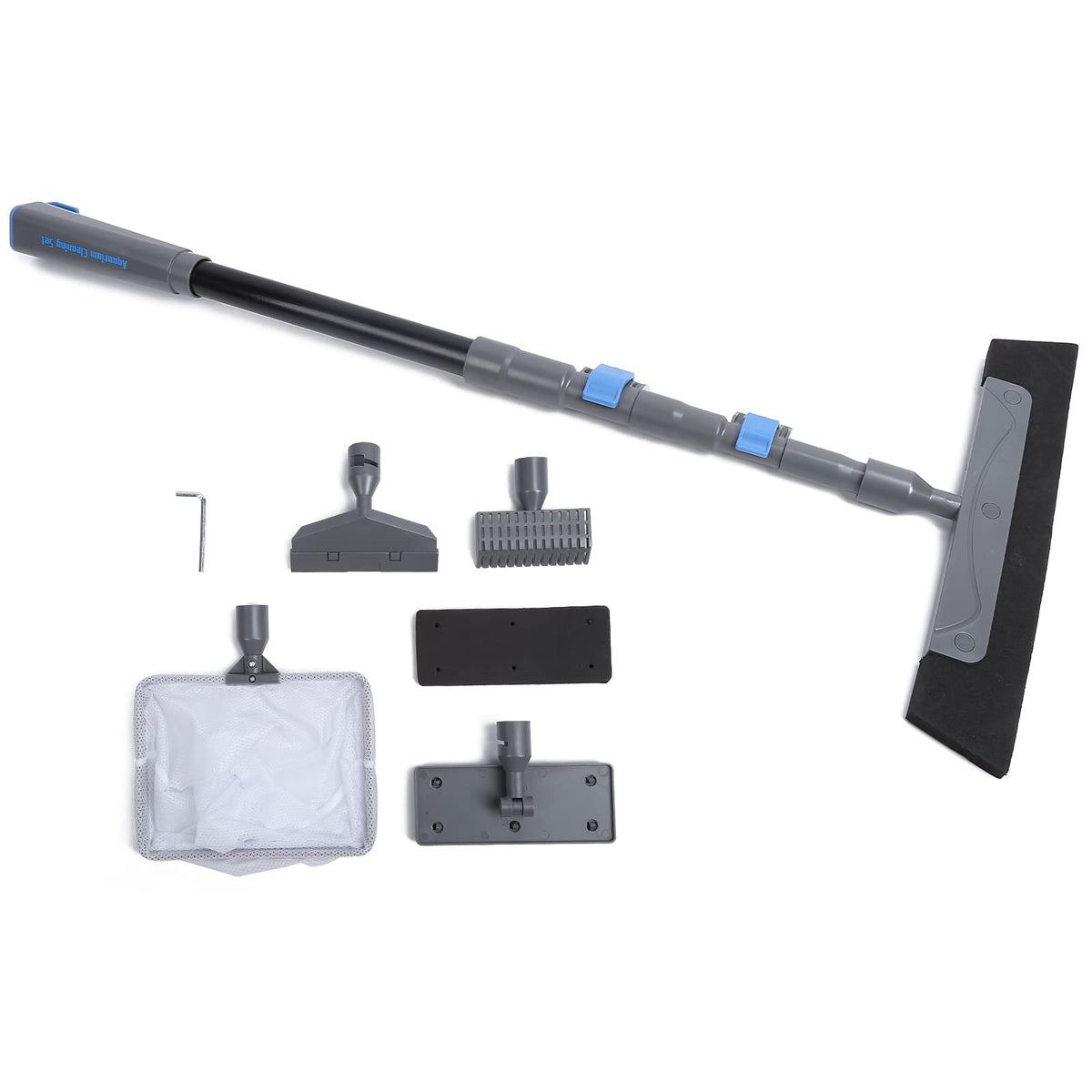 5 in 1 Aquarium Maintenance Kit with Telescopic Brush and Soft Net J54323