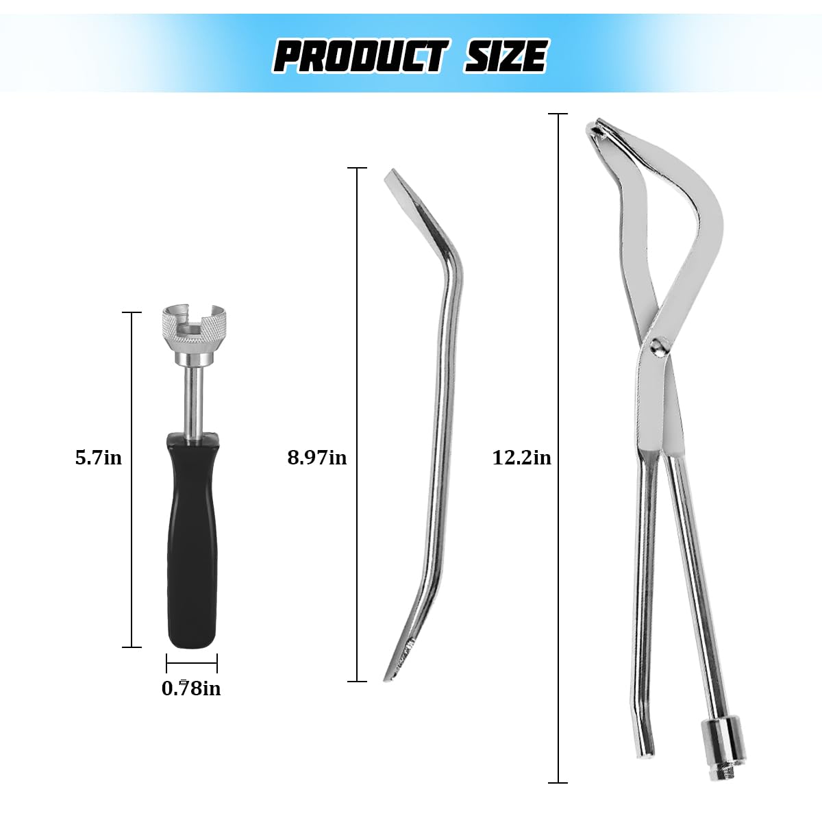3PCS Steel Drum Brake Tool Kit C579
