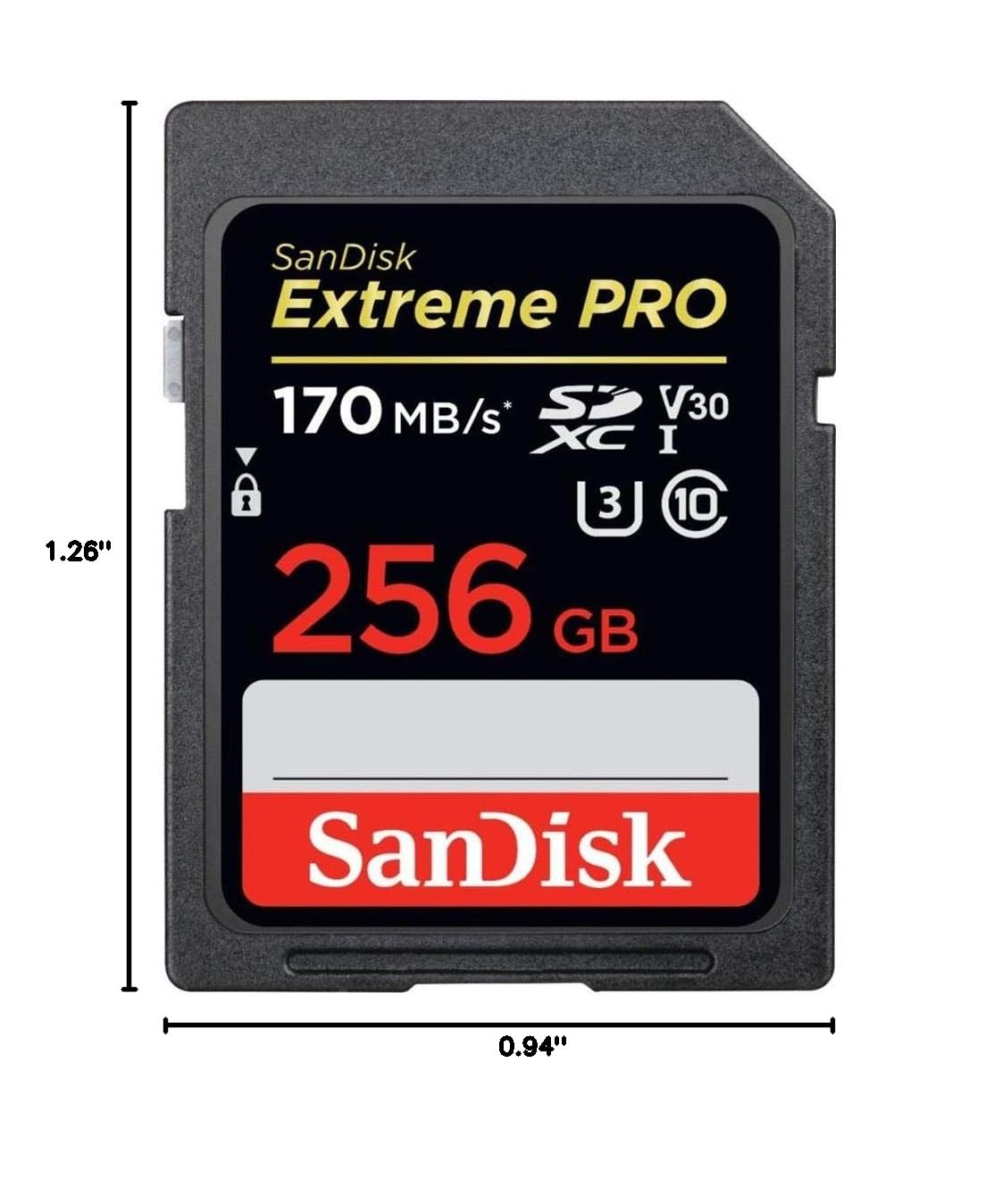 256GB SDXC UHS-I SD Card C536