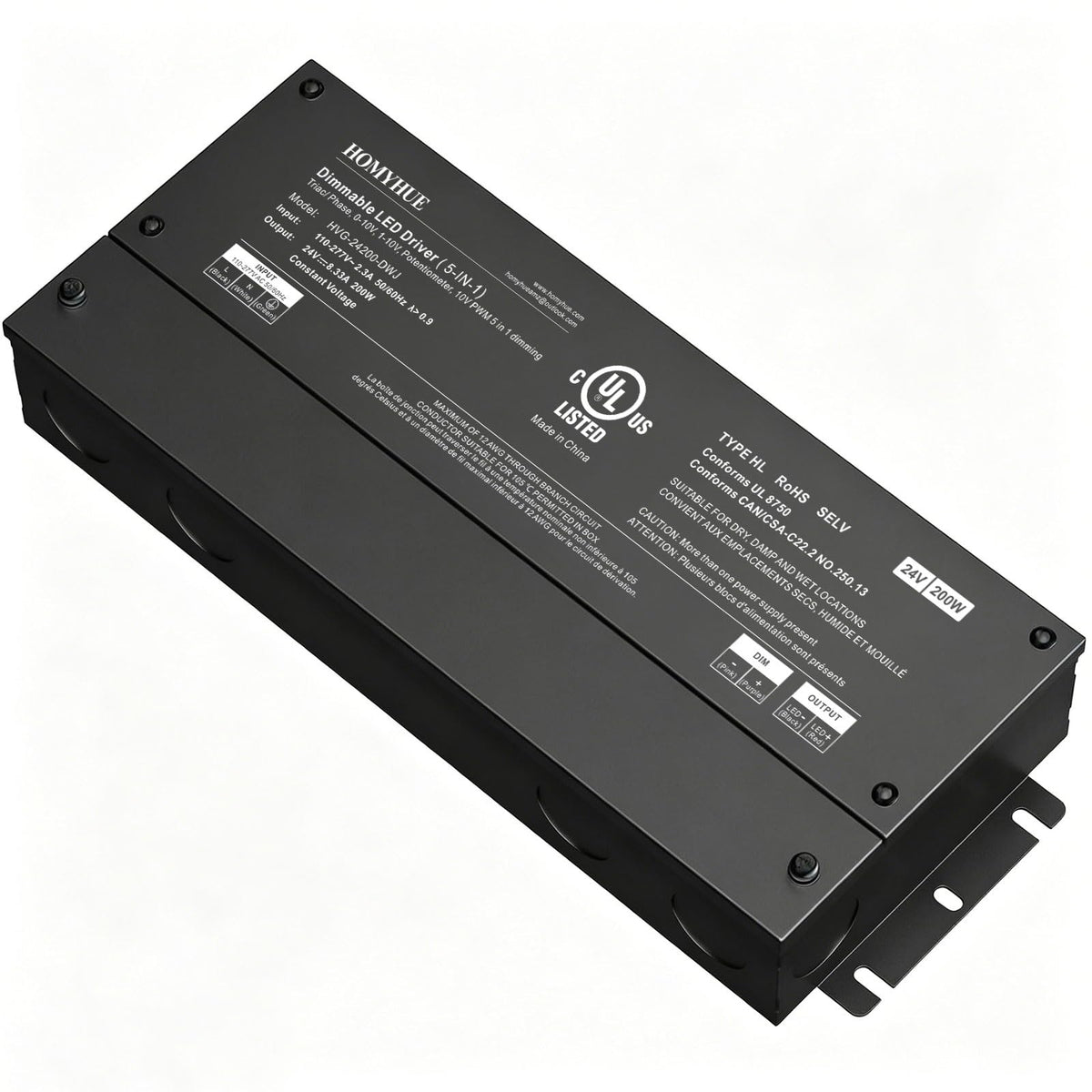 24V 200W Dimmable LED Driver M938