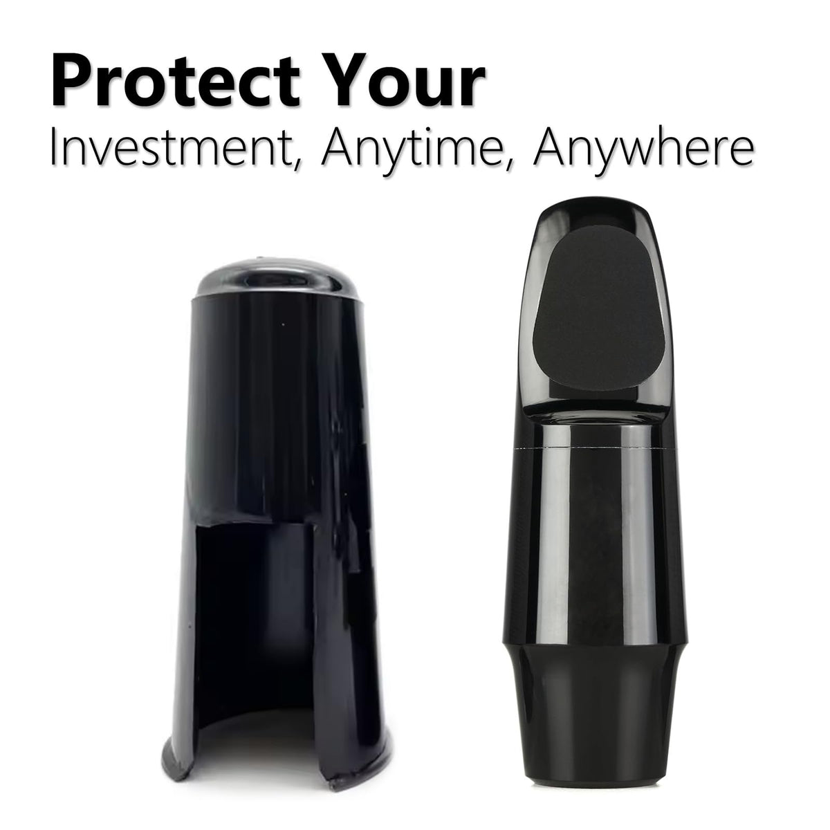 4-Pack Plastic Mouthpiece Cap with Ligature Attachment Z5033