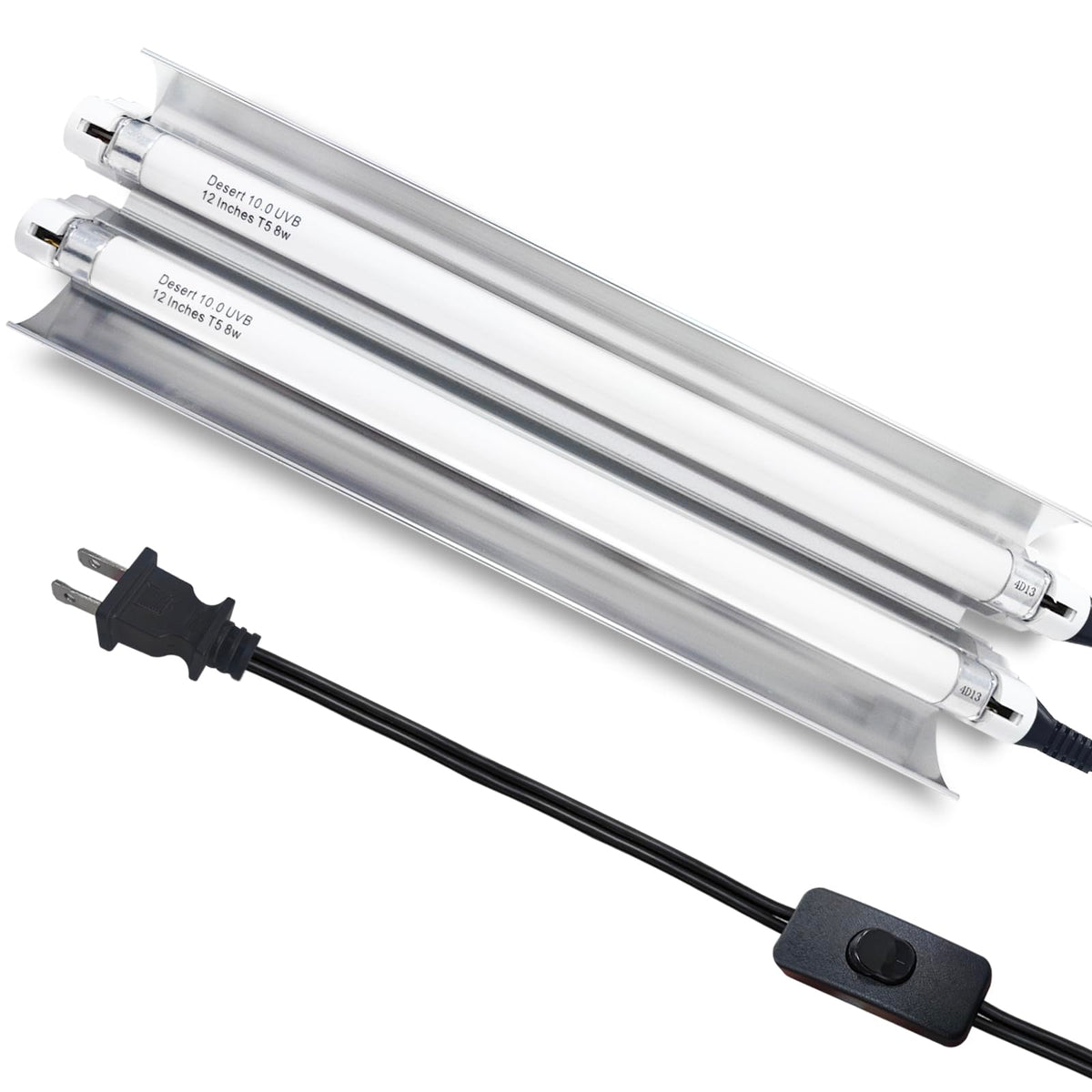 16 Watts 12 Inches T5 10.0 UVB Reptile Light Fixture P912