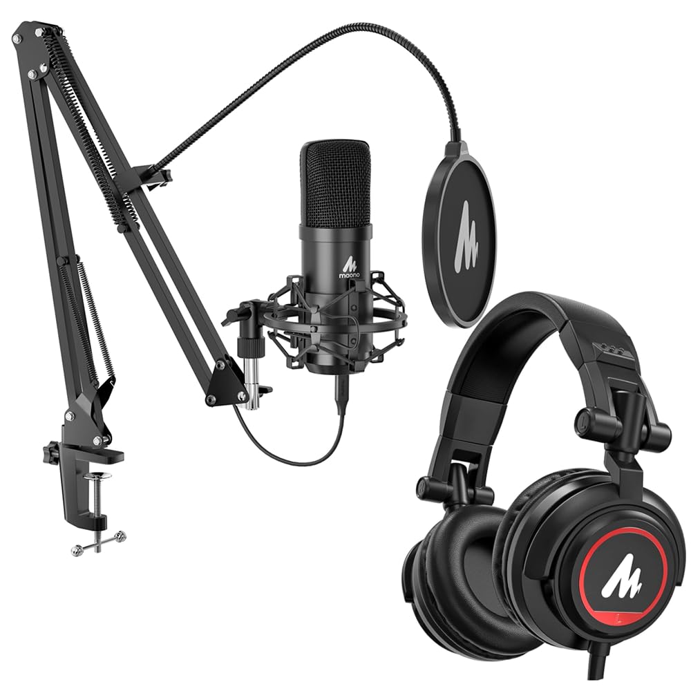 XLR/USB Condenser Microphone 192kHz/24Bit Cardioid Mic Kit W950
