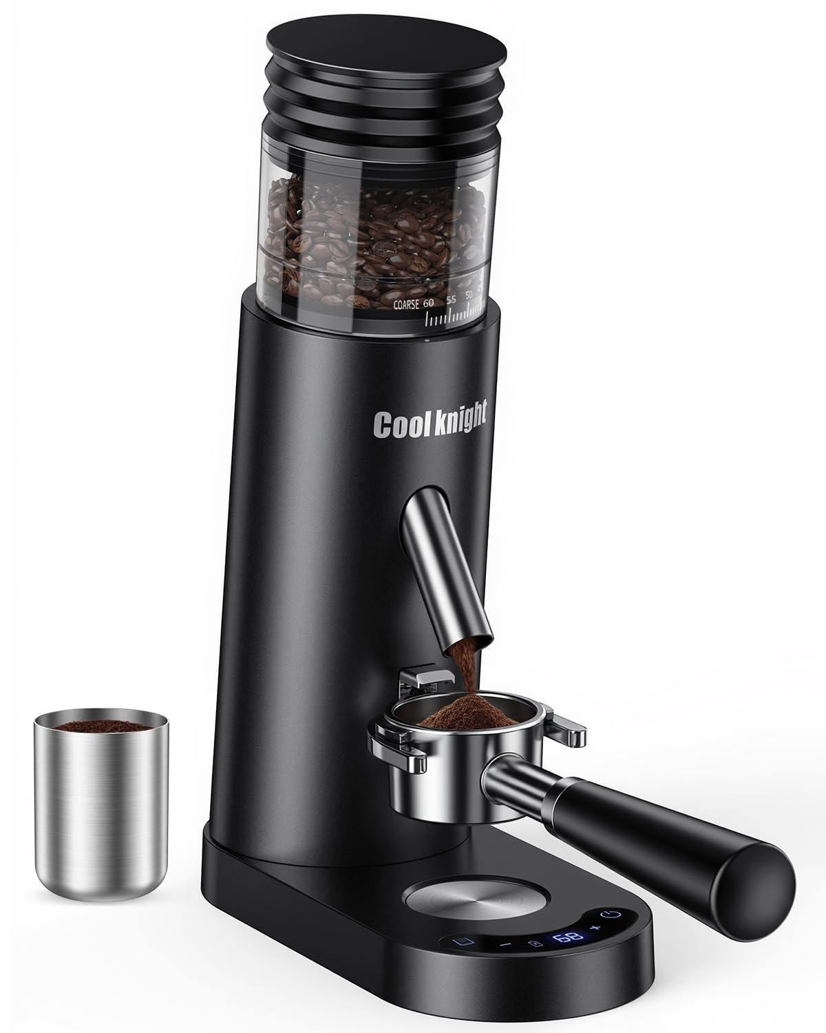 Rechargeable Conical Burr Coffee Grinder with 60 Grind Settings Z9144