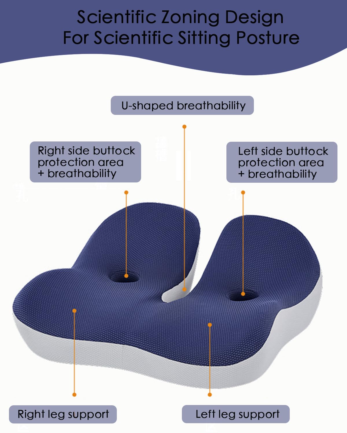 4.7″ Thick Memory Foam Car Seat Cushion O202
