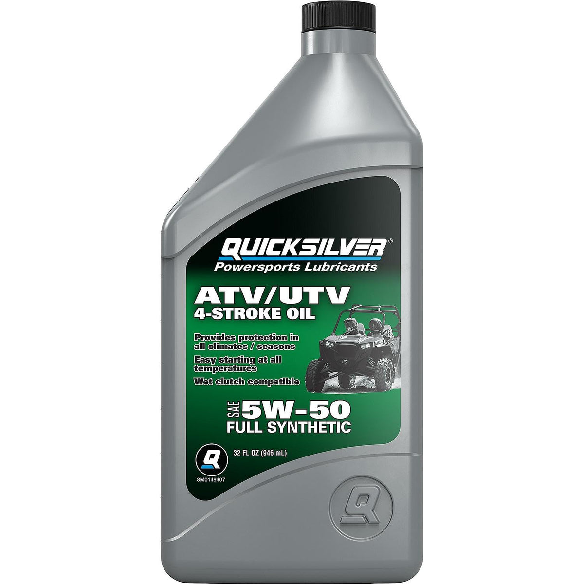5W-50 Full Synthetic 4-Stroke Engine Oil, 1 Quart Y7939