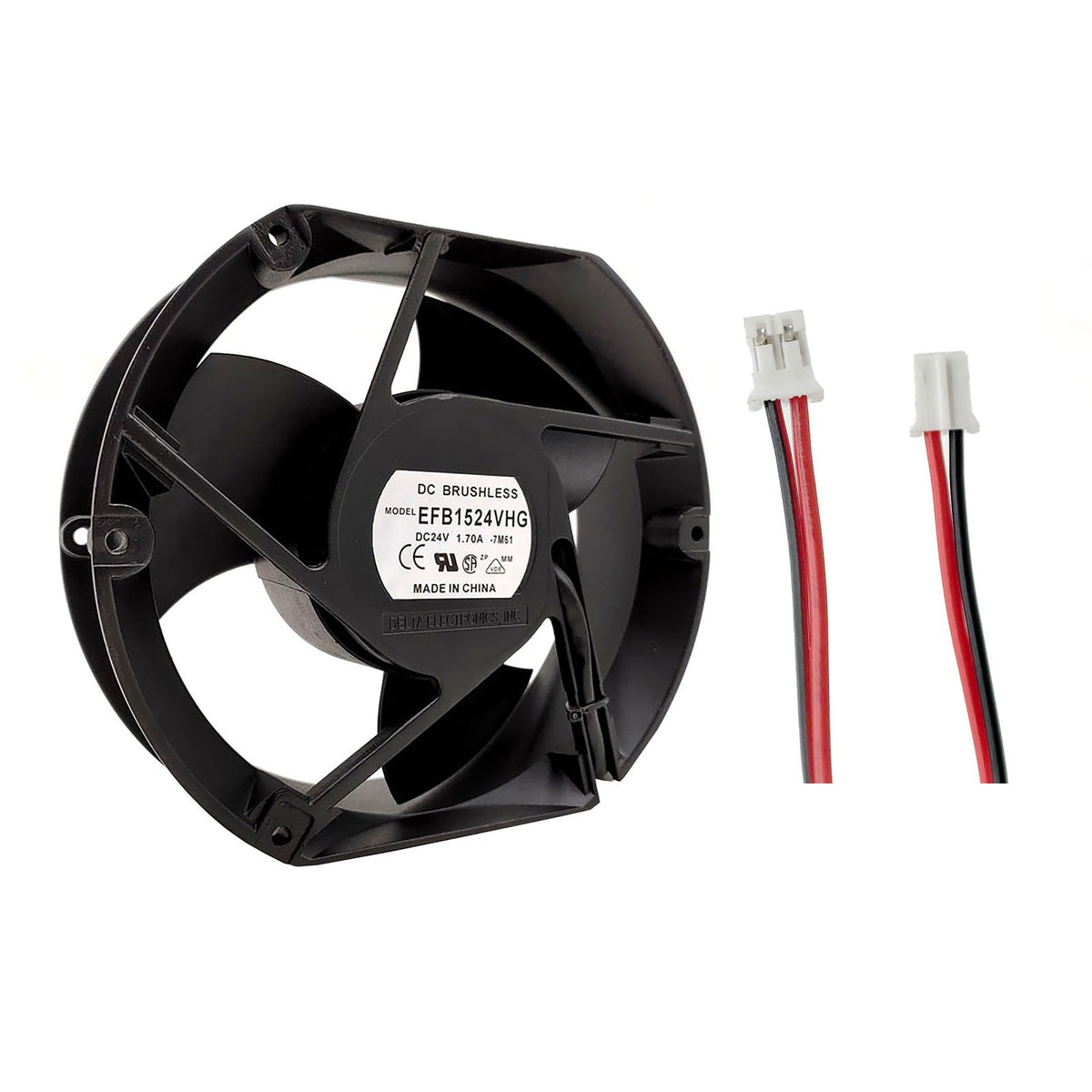 Big Airflow Cooling Fan 172mm x 150mm x 51mm 24V 1.7A C1714