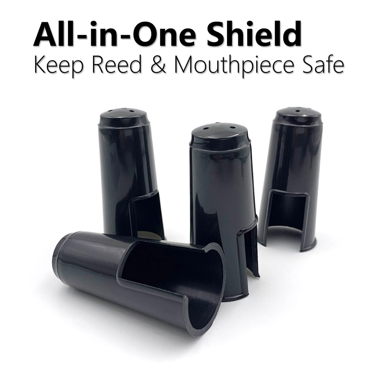4-Pack Plastic Mouthpiece Cap with Ligature Attachment Z5033