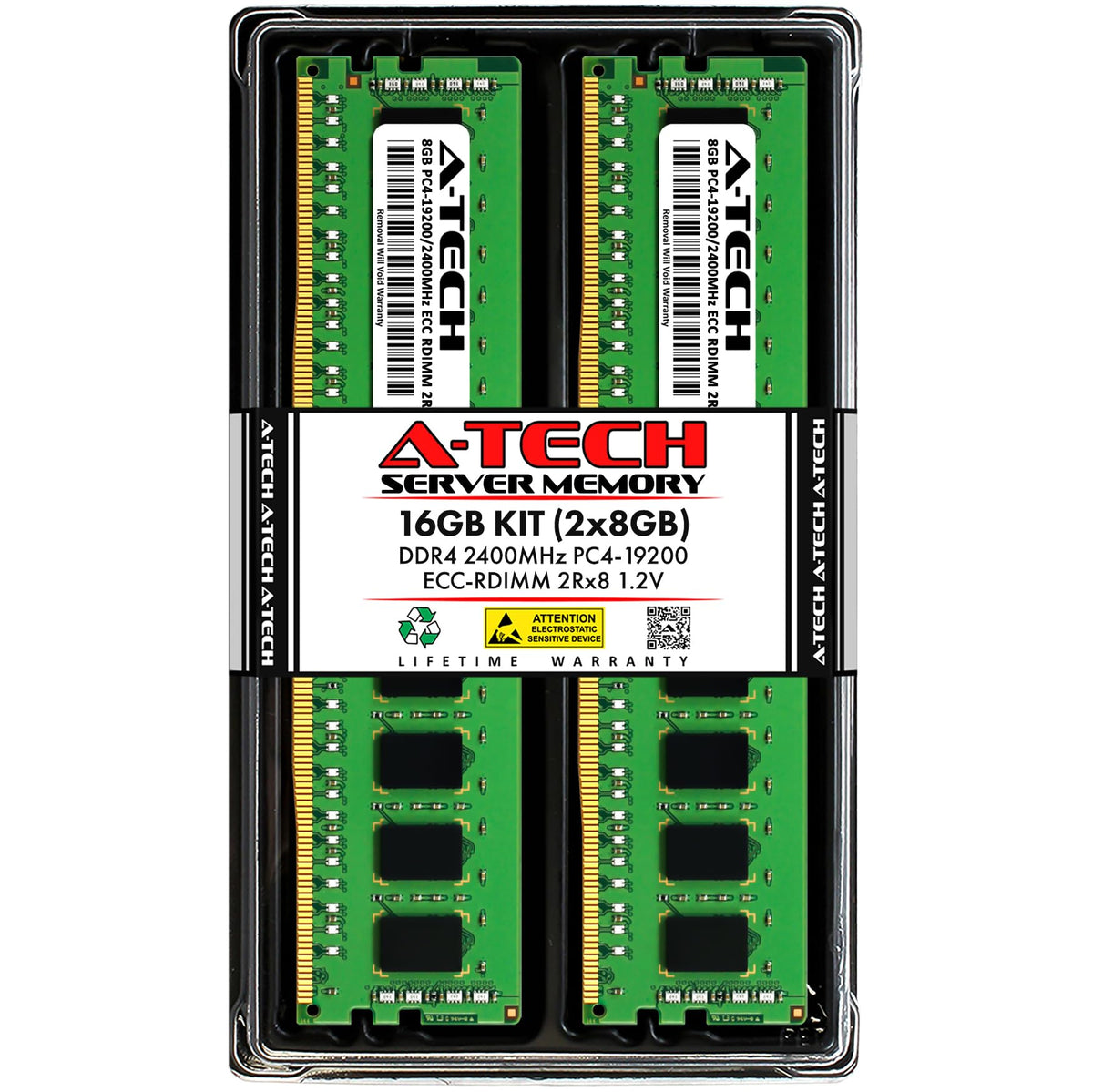 16GB Kit DDR4 2400MHz ECC RDIMM 288-Pin Server RAM F2825