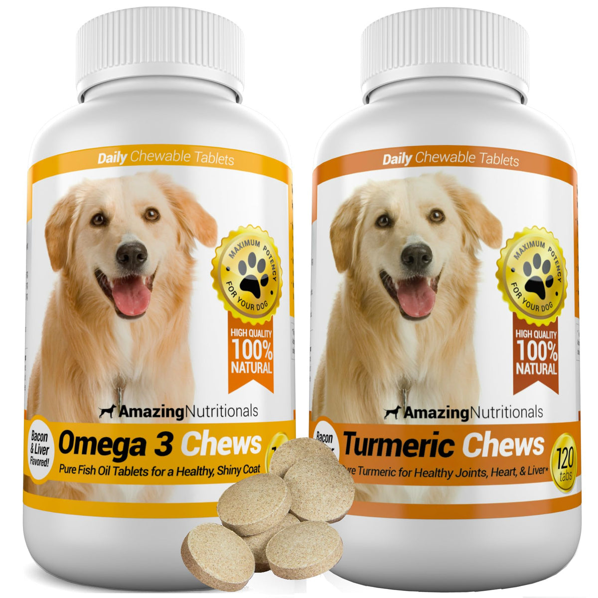 Joint Support Skin and Coat Health Bundle Turmeric Omega 3 N504210