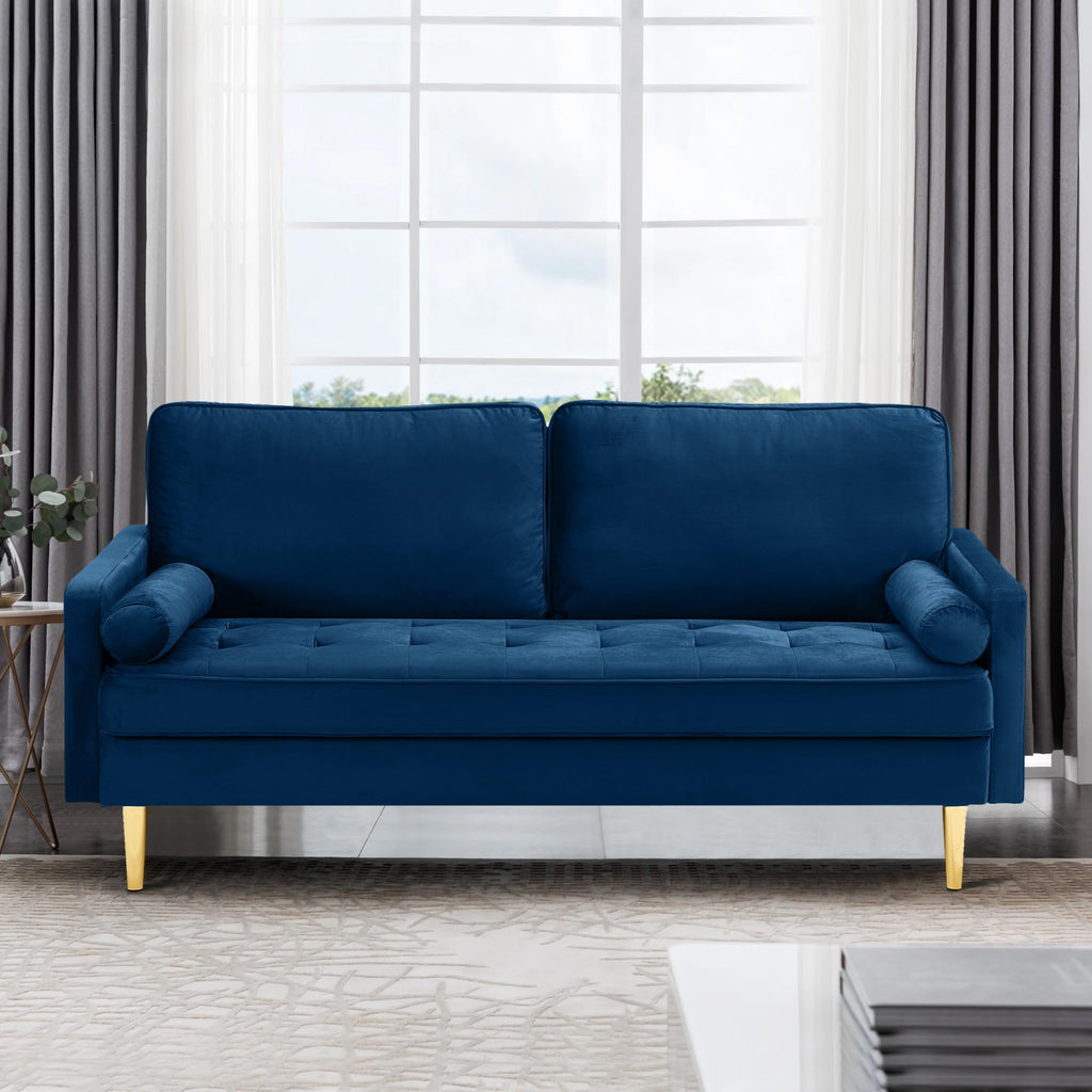 67" Velvet Tufted 2-Seater Sofa C689