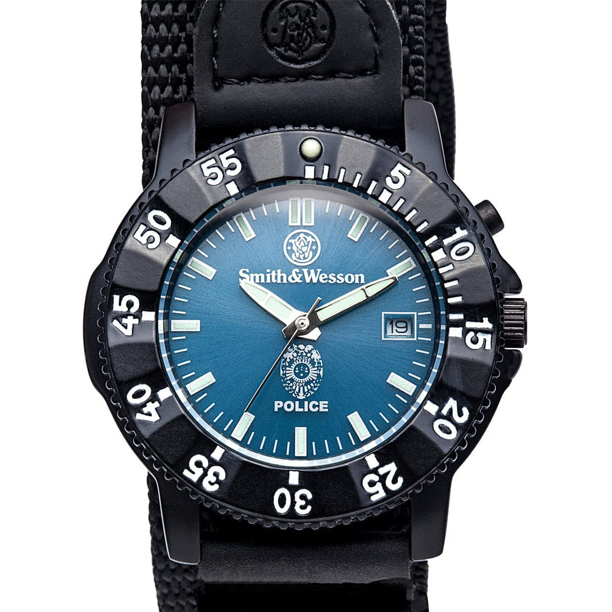 Blue Face 3ATM Water Resistant Quartz 40mm Tactical Watch T34774
