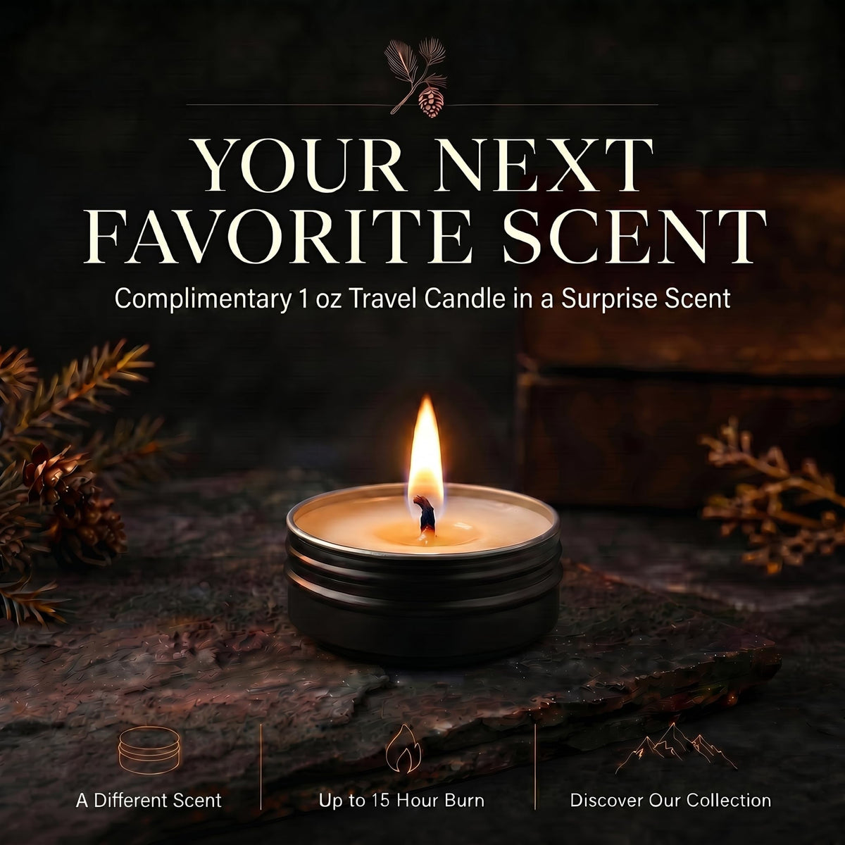 Scented Candle 16 oz Pack of 2 M22048