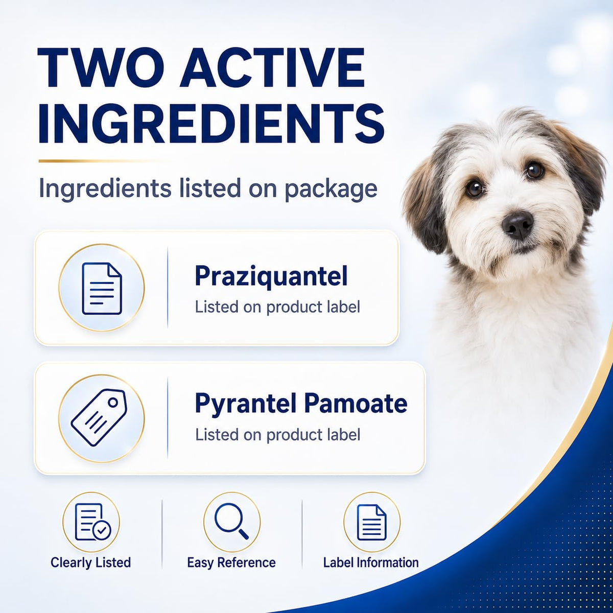 Pyrantel Pamoate & Praziquantel Canine Tablets 48 Tablets N919