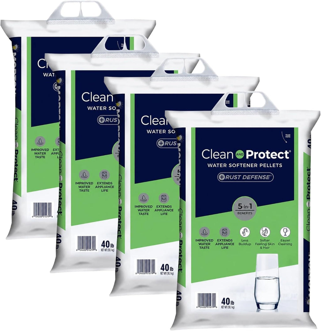 Water Softener Salt Crystals 40 lb Pack of 4 Q81355