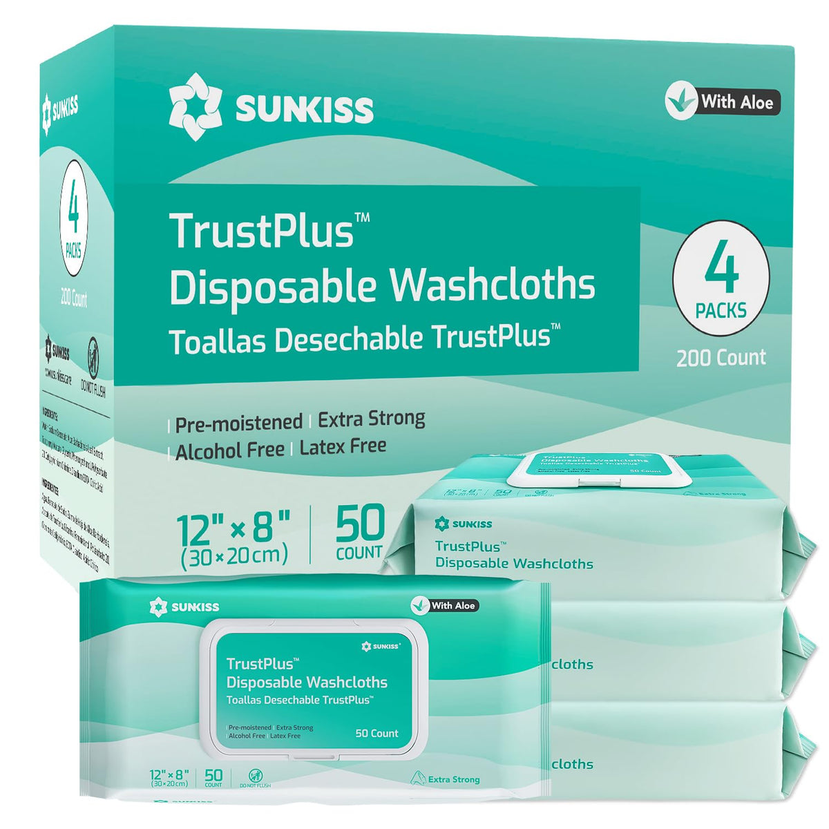 Adult Diapers Small 12 Count & Wet Wipes 200 Count Bundle D15095