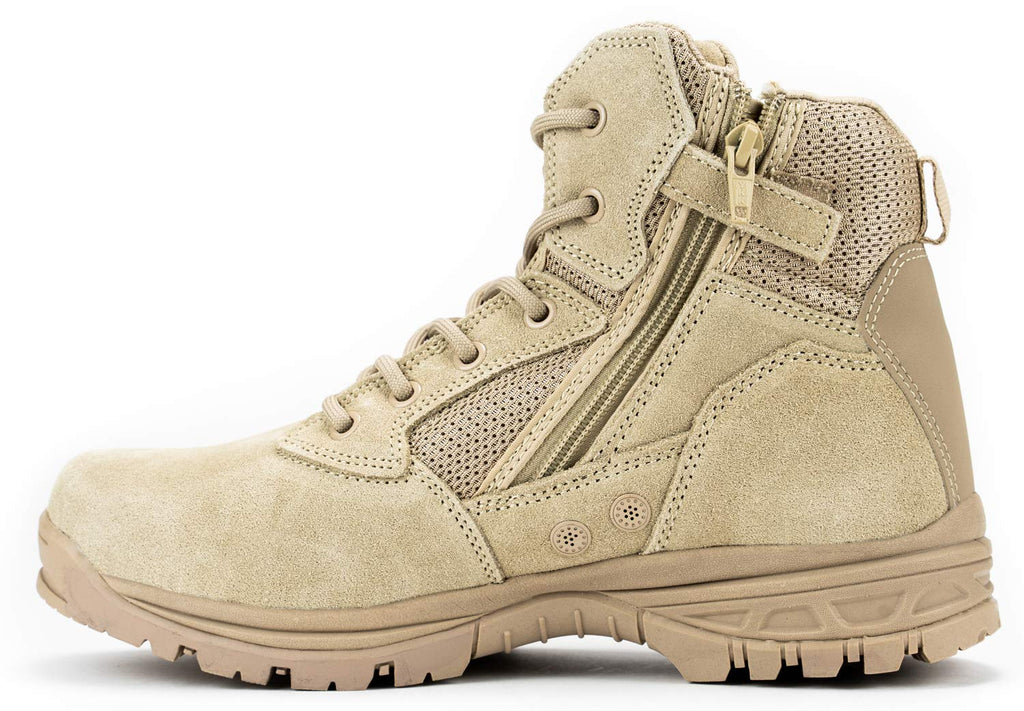 Tactical Combat Boots with CoolMax Lining and Slip Resistant Sole N820188