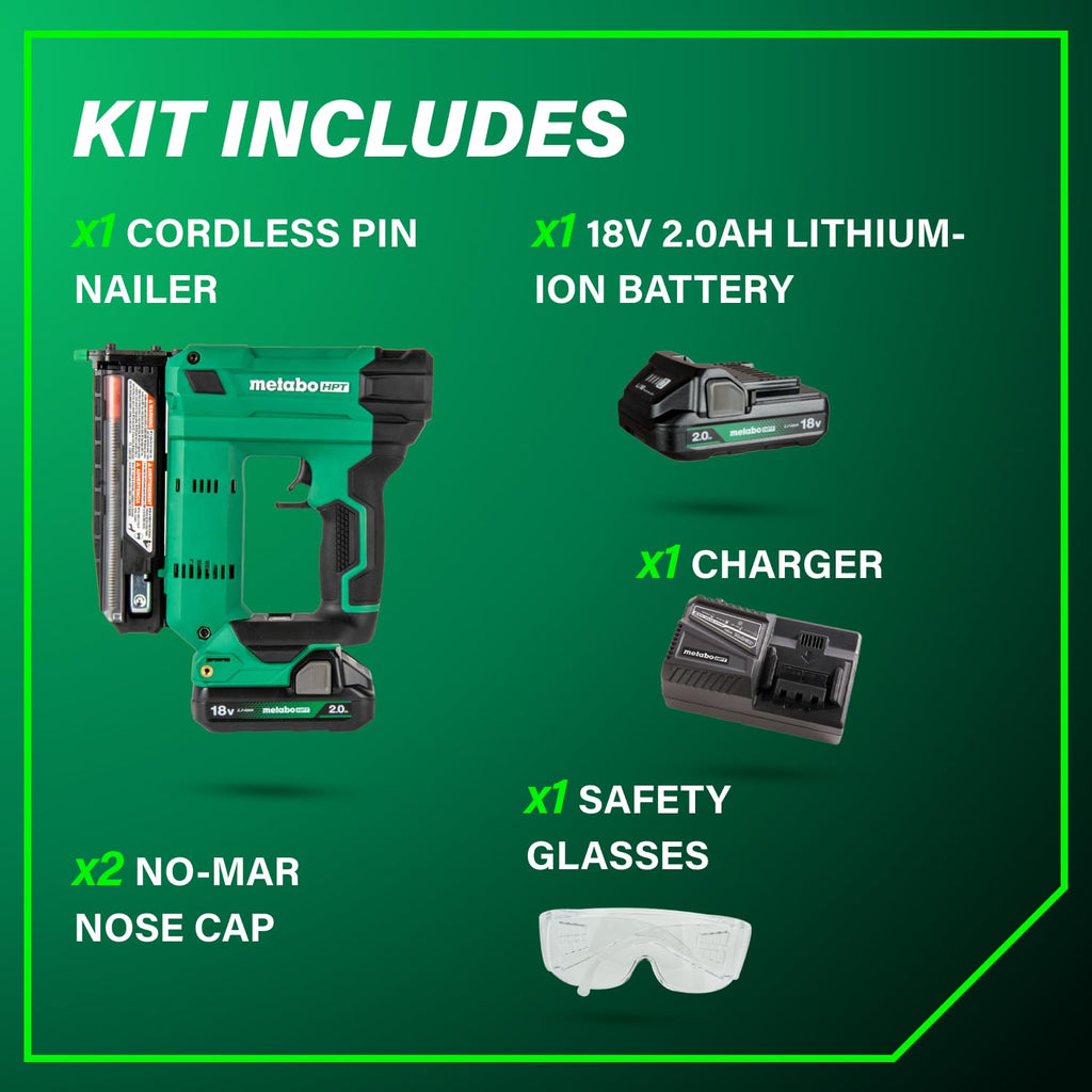 23 Gauge Cordless Pin Nailer Kit L870