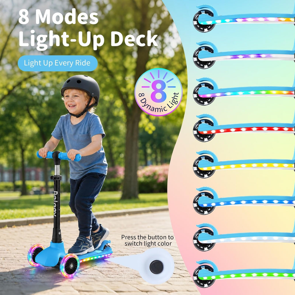 Light Up Deck & Wheels Scooter A616003