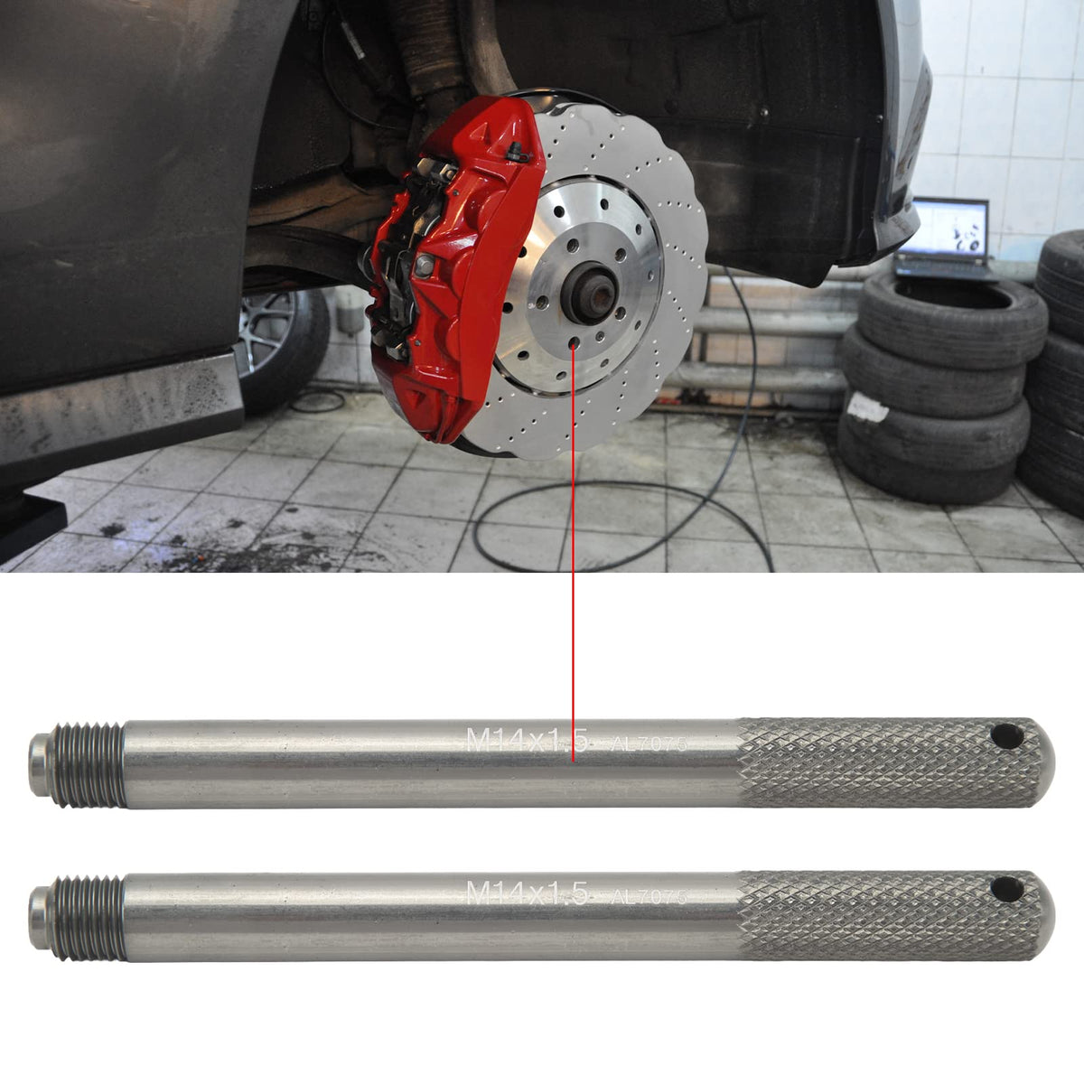 M14 x P1.5 Wheel Stud Alignment Guide Tool P376