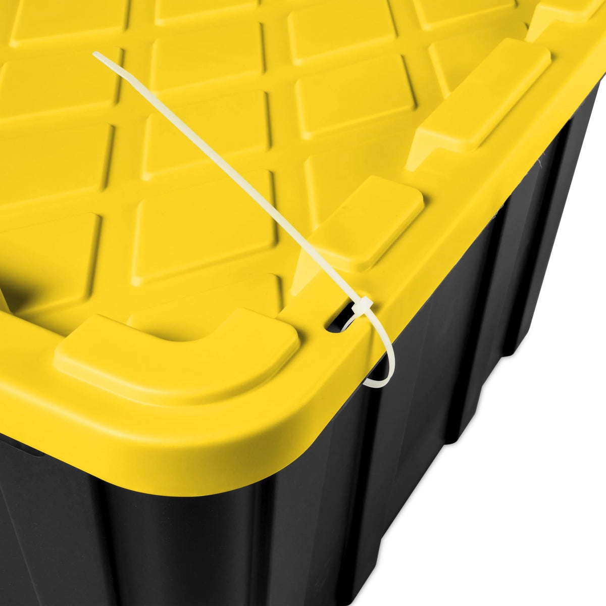 6 Pack 27 Gallon Heavy Duty Plastic Storage Bins with Lids J36717