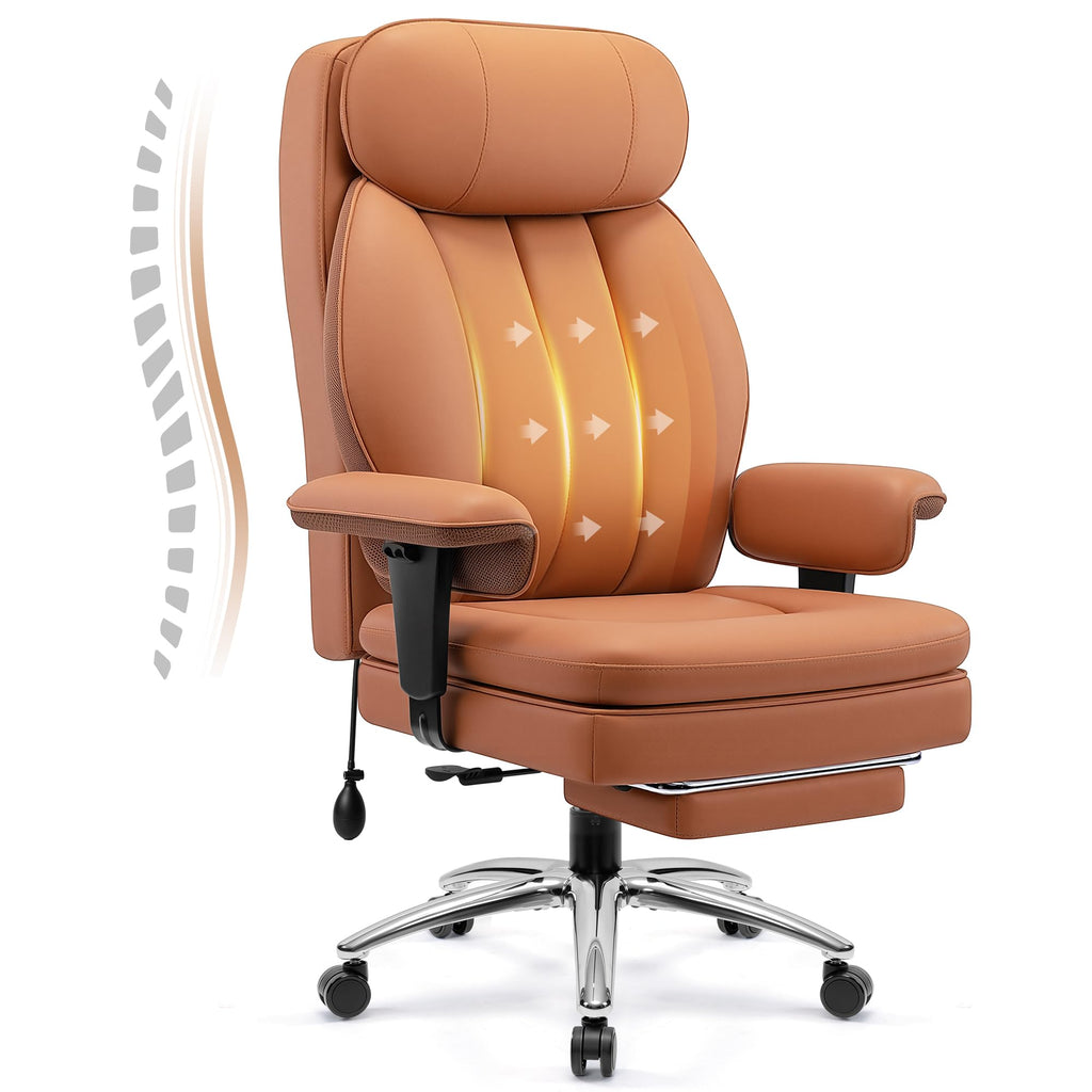 Big and Tall Office Chair with Inflatable Lumbar Support C511