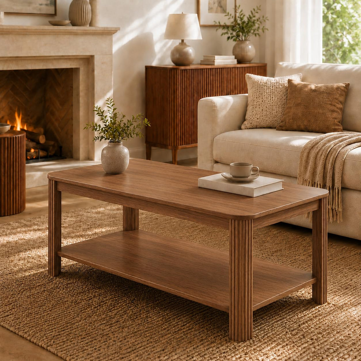 Walnut Coffee Table I208