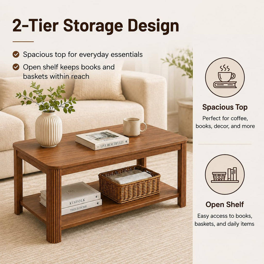 Walnut Coffee Table I208