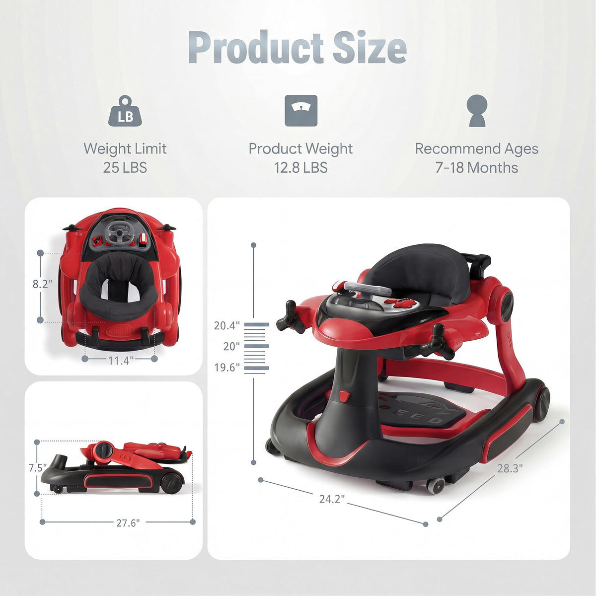 Foldable Baby Walker H851