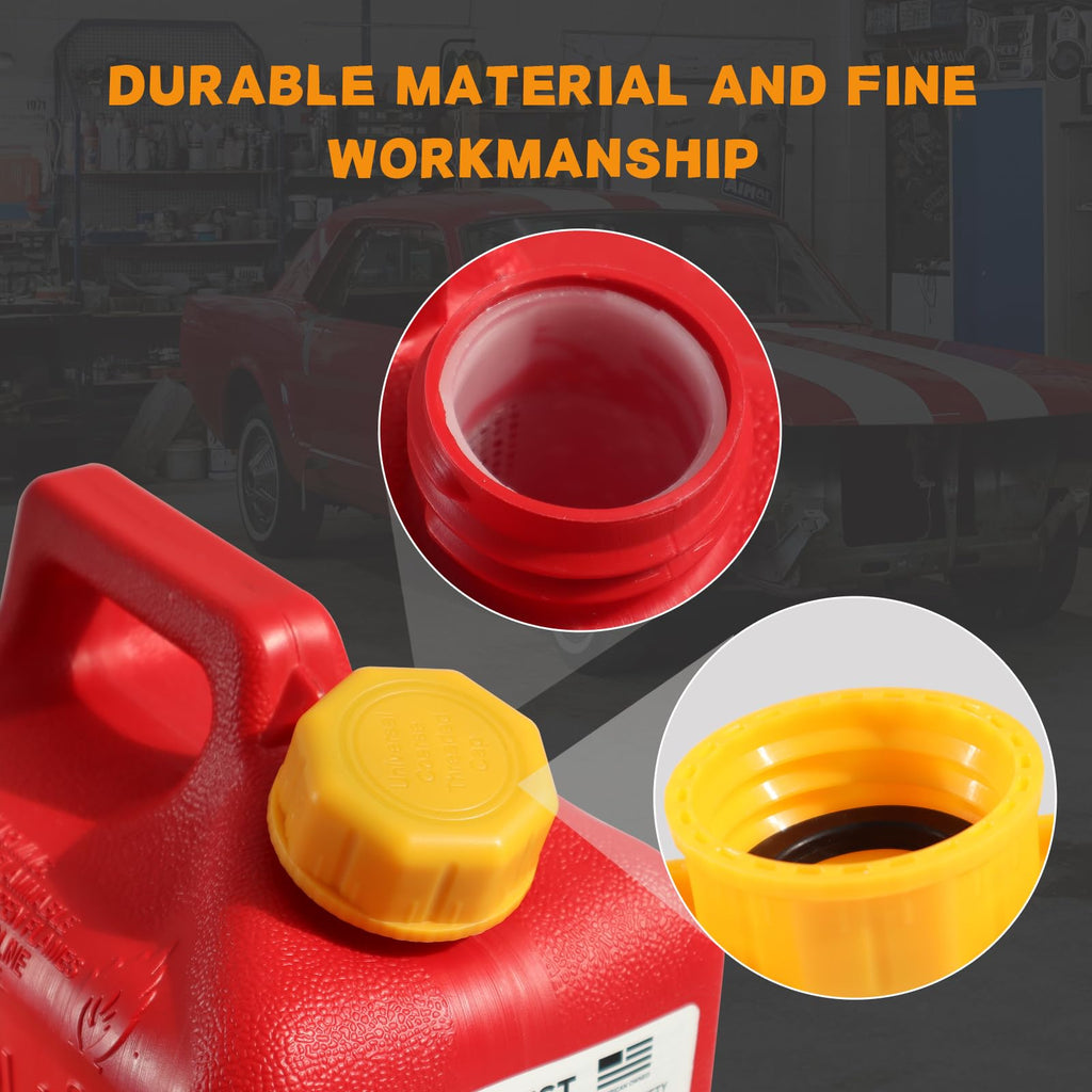 4 Pack 5 Gal Gas Can Replacement Caps X350