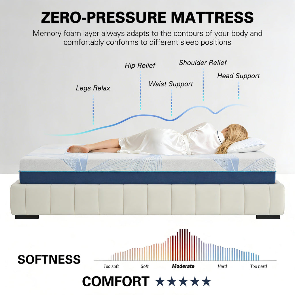 6 Inch Twin Memory Foam Mattress V469911