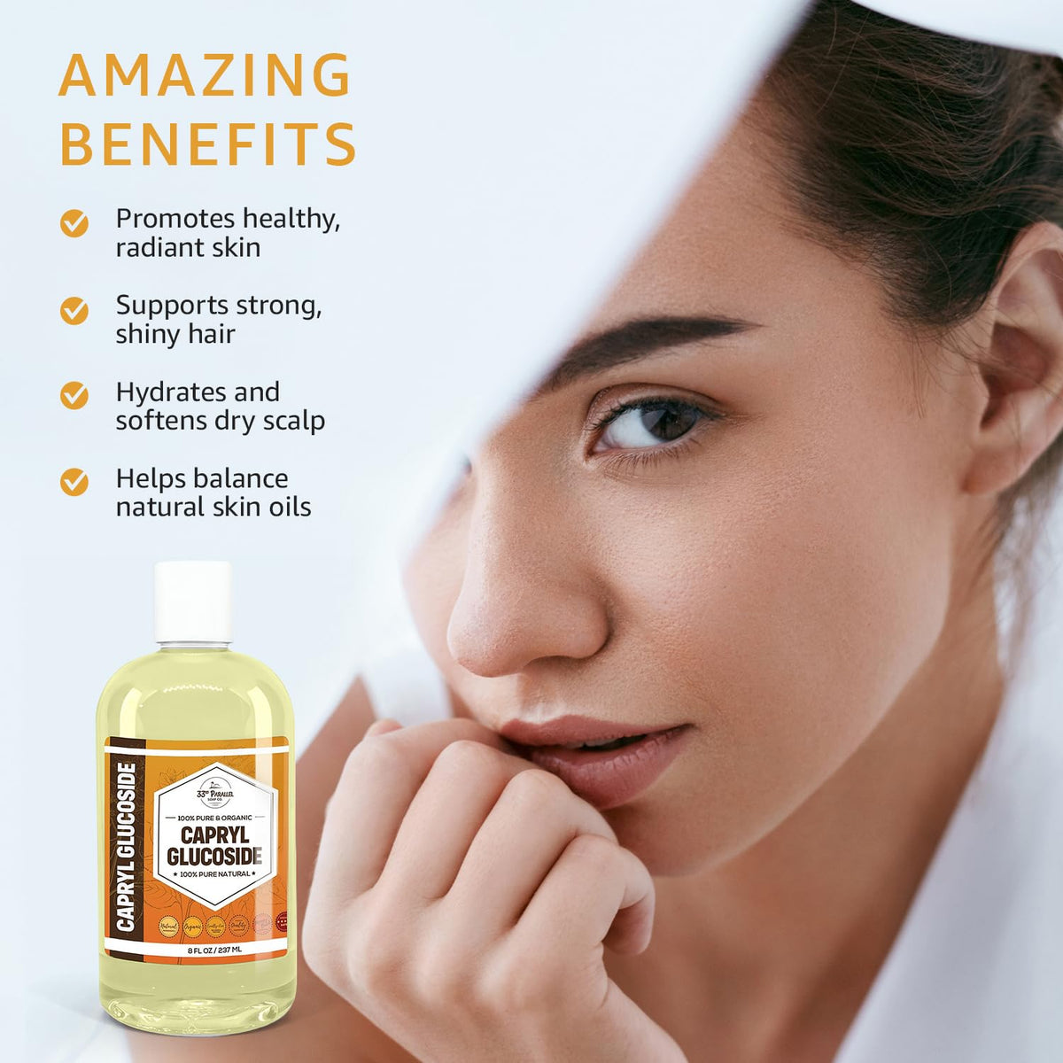 Capryl Glucoside Liquid Surfactant 16 oz K20740