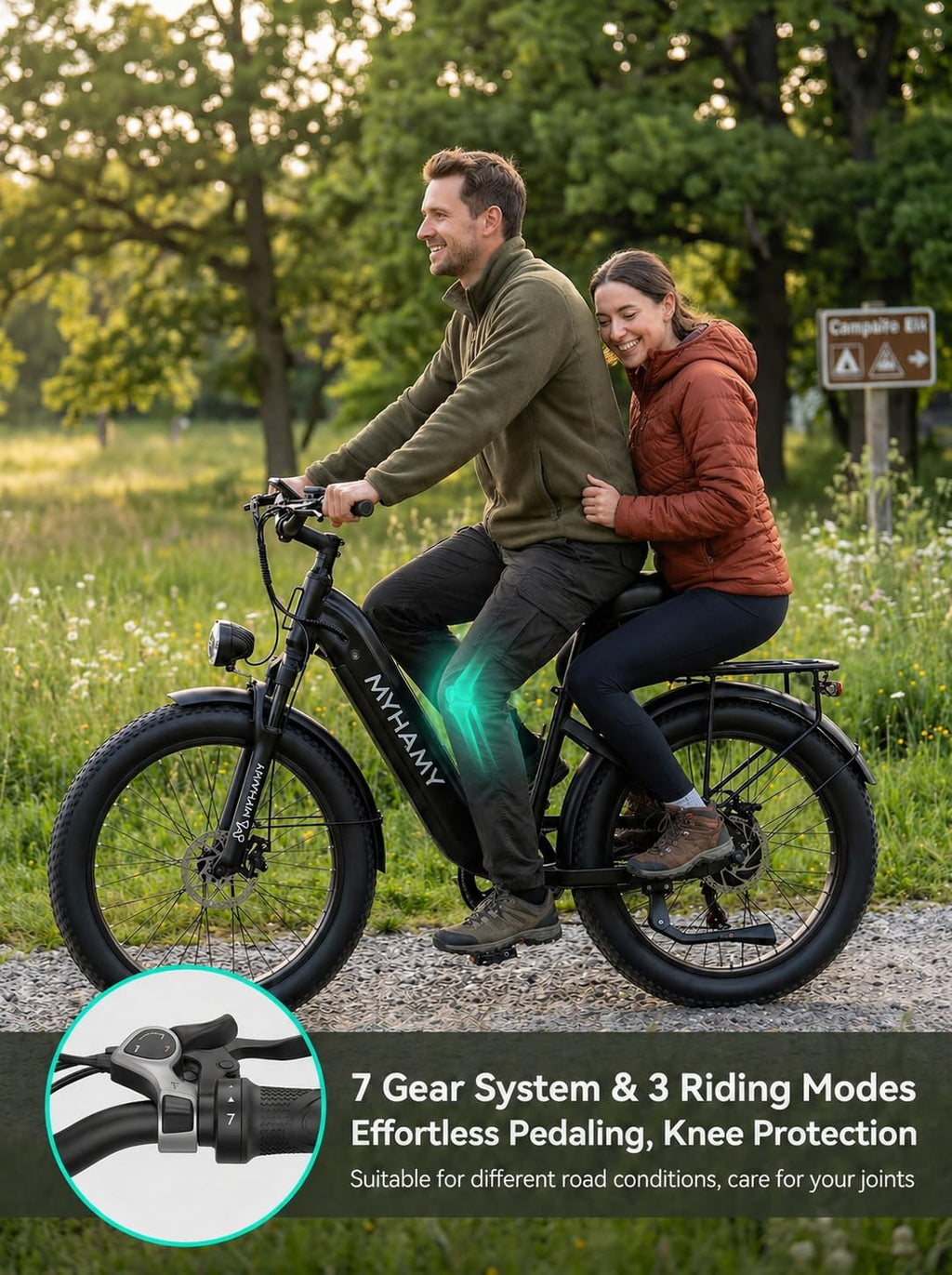 2000W Electric Bike 24 Fat Tire 48V 18Ah Step-Thru O1131