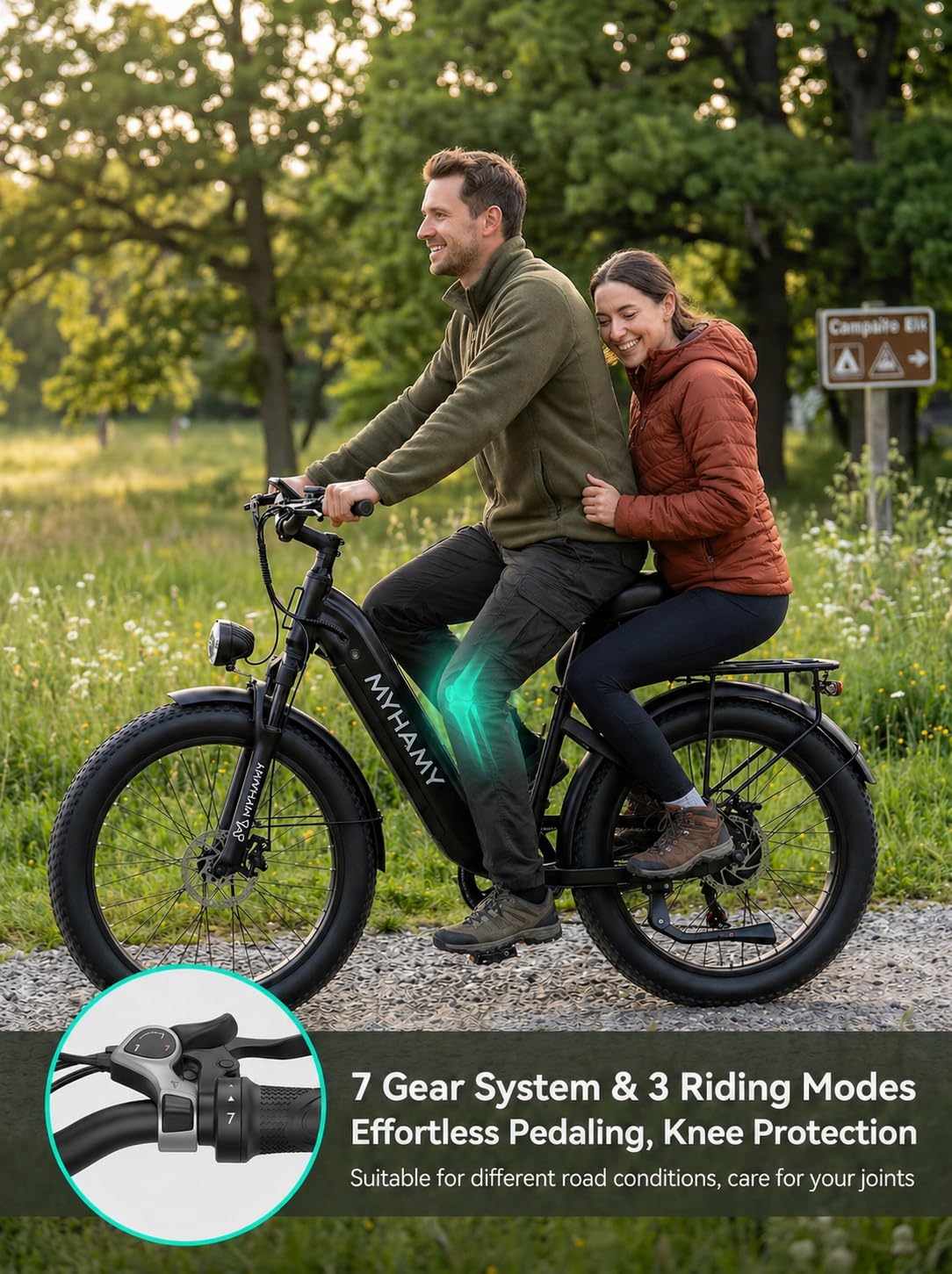 2000W Electric Bike 24 Fat Tire 48V 18Ah Step-Thru O1131