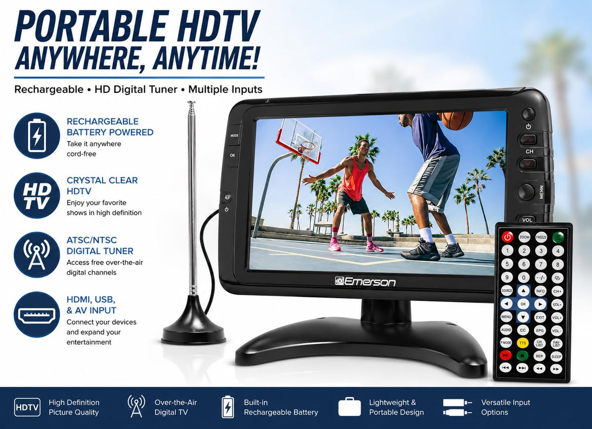 Portable TV with Antenna E922781