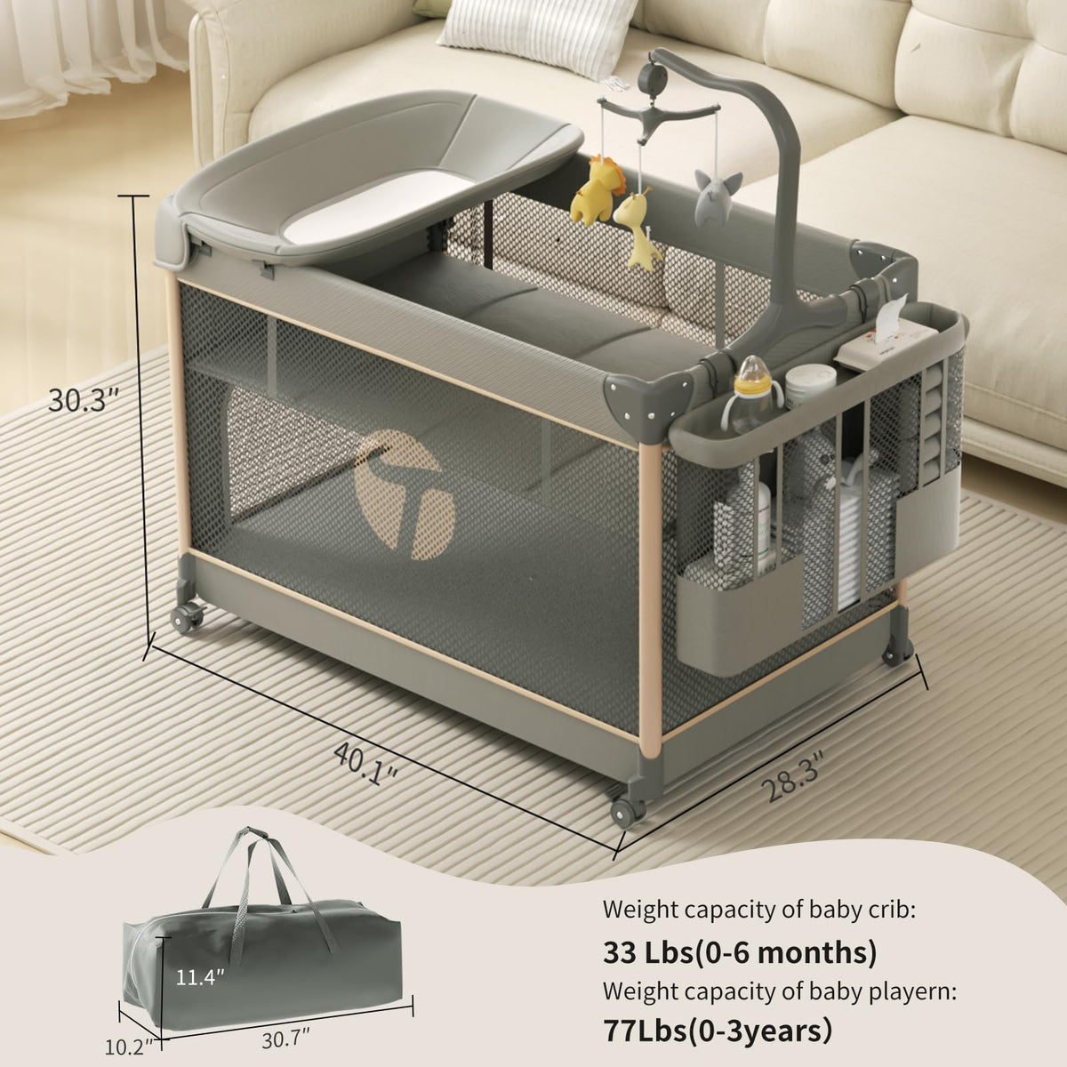 4-in-1 Pack and Play with Bag R220