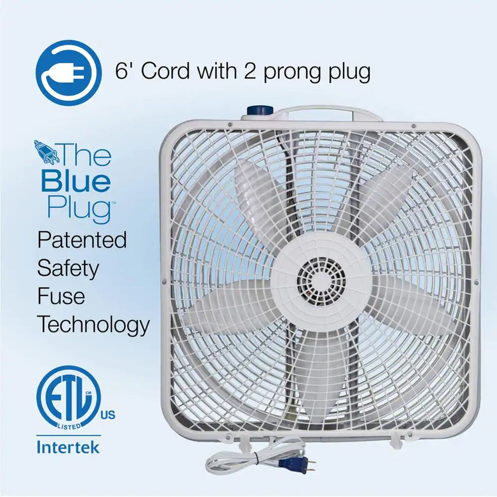 20" 3-Speed Box Fan O265371