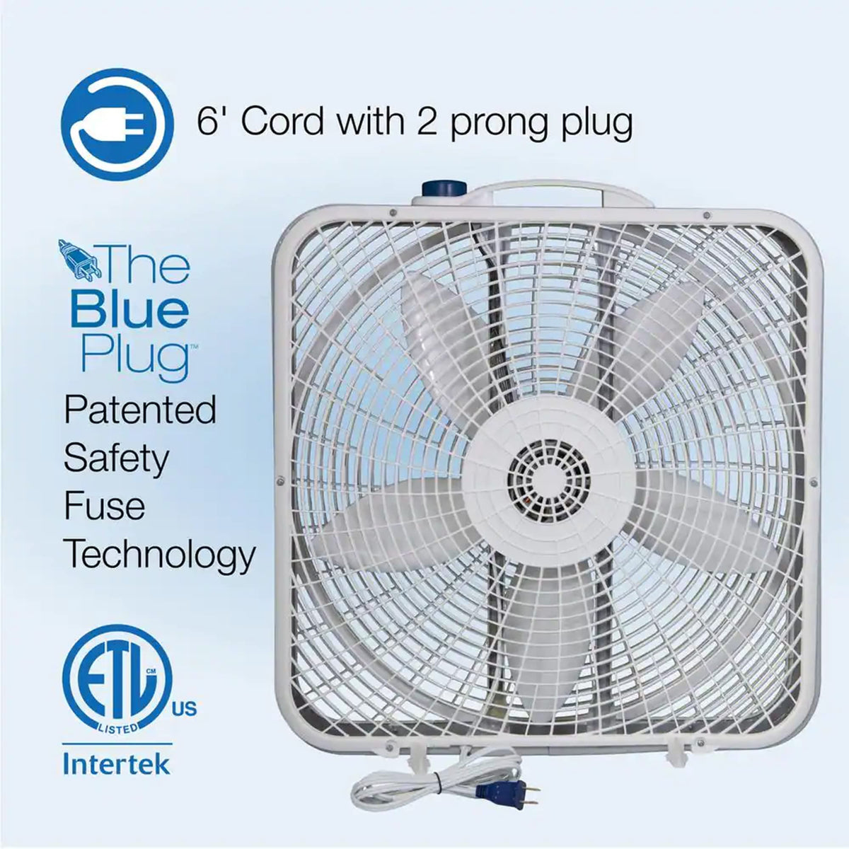 20" 3-Speed Box Fan O265371