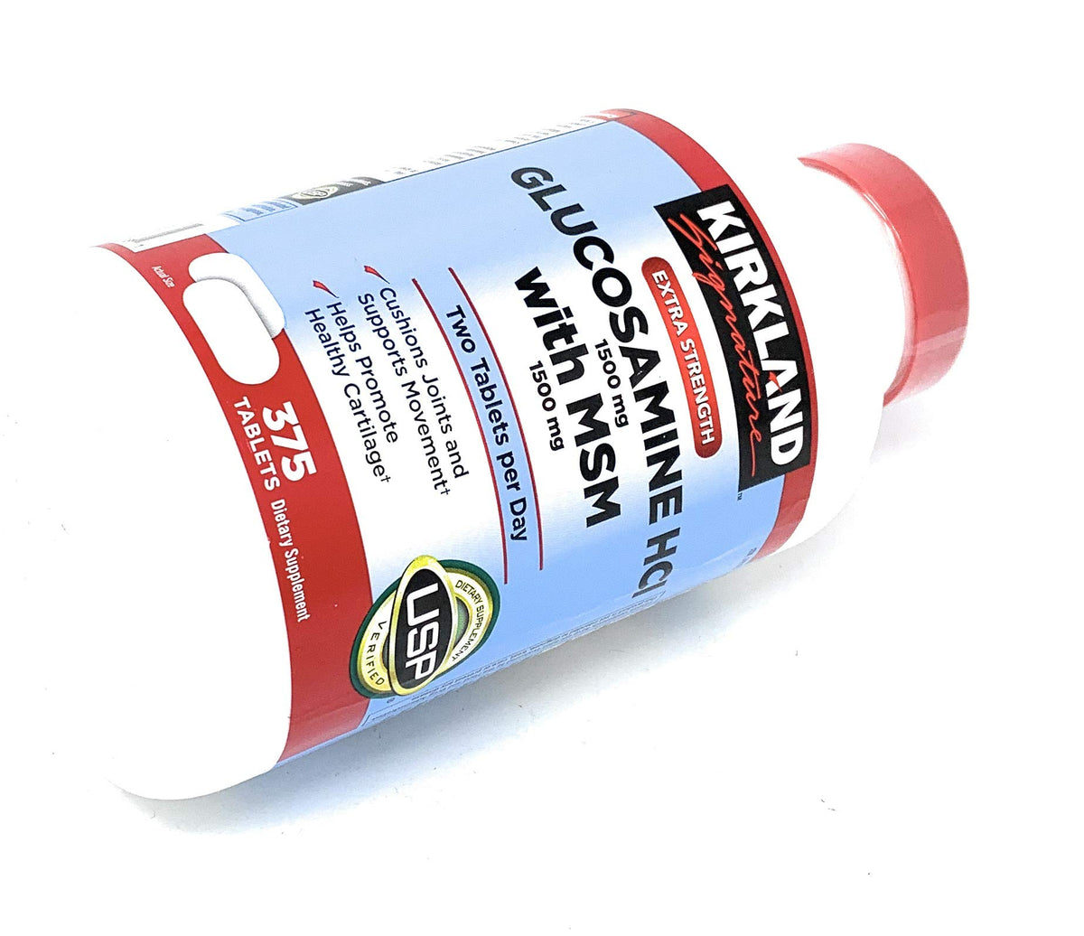 Extra Strength Glucosamine HCI 1500mg with MSM 1500mg 375-Count Tablets I461834