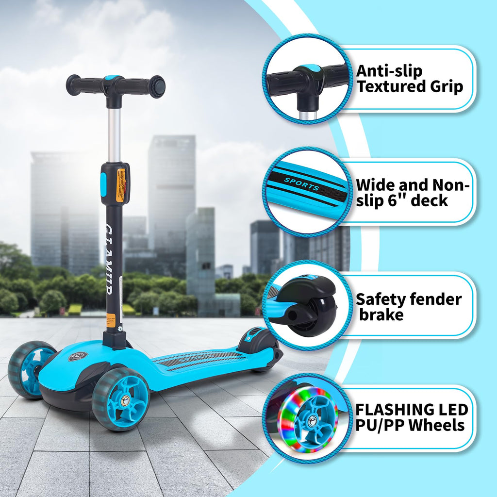 2-in-1 Folding 3 Wheel Kick Scooter G8837