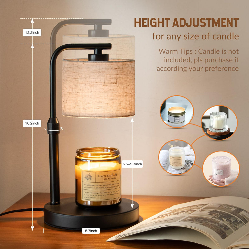 Dimmable Candle Warmer Lamp with Timer V202