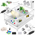 Small Turtle Tank Kit with Adjustable Lamp and Filter A608
