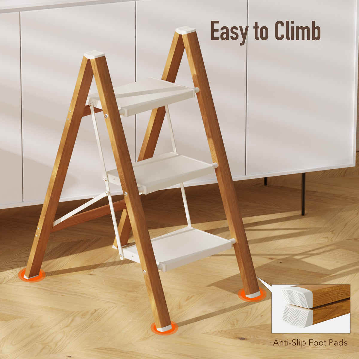 3 Step Aluminum Foldable Step Stool L243