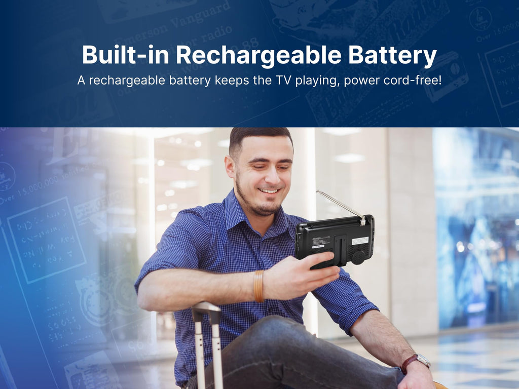 Portable TV with Antenna E922781